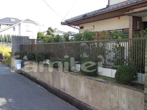 形材フェンス　TOEX　プリレオR2