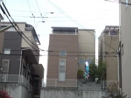 ベランダ物干　レギュラーテラス屋根2階　