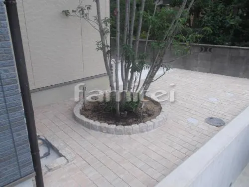 庭リフォーム　サークル　シンボルツリー