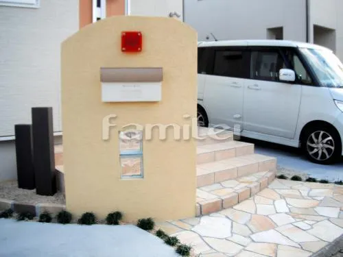 南欧風門柱 郵便受けポスト ディーズガーデン クレアU