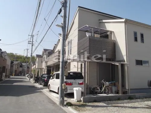 ベランダ屋根　レギュラーテラス屋根2階　物干し