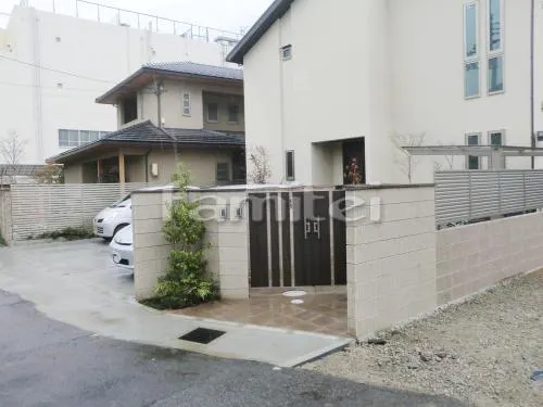 化粧ブロック門柱