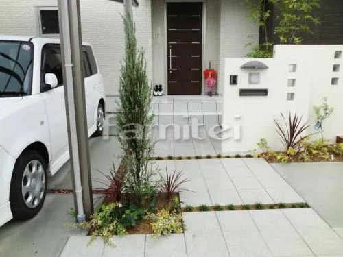 アプローチ 平板 東洋工業 ドゥーステップ シンボルツリー スカイロケット