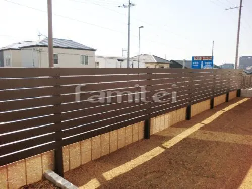 目隠しフェンス 木調アルミ板 プランパーツ