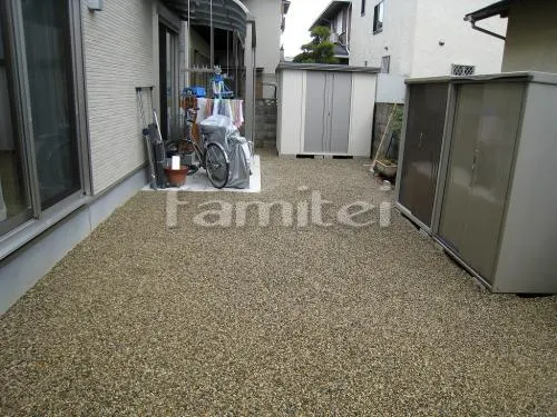 防犯砂利 和風砂利敷き 五色砂利