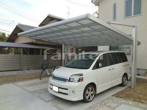 カーポート 4Gワイド2台 三協立山