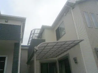 ベランダ屋根 レギュラーテラス屋根2階 物干し