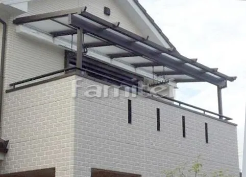 ベランダ屋根 ナチュレ 日除け 吊下げ式竿掛け