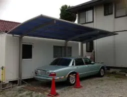 カーポート YKKAP レイナポートグラン 1台用(単棟) R型アール屋根