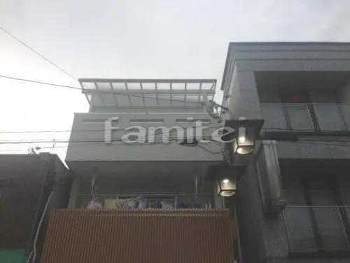 ベランダ屋根 YKKAP ヴェクター(ベクター)テラス屋根 3階用 積雪50cm対応 F型フラット屋根