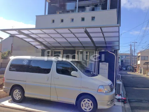 カーポート プライスポート 1台用(単棟) R型アール屋根