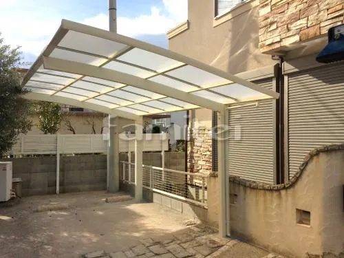 カーポート柱高調整 LIXILリクシル カーブポートシグマ3 TOSTEMトステム 1台用(単棟) R型アール屋根