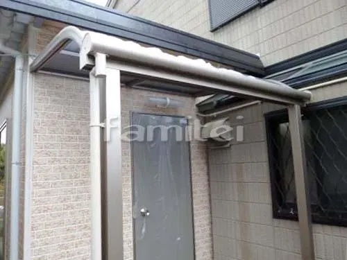 勝手口屋根 レギュラーテラス屋根 1階用 R型アール屋根