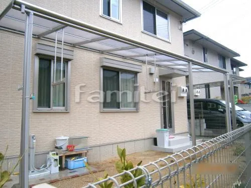 洗濯干し屋根 YKKAPヴェクター(ベクター)テラス屋根 1階用 F型フラット屋根 物干し