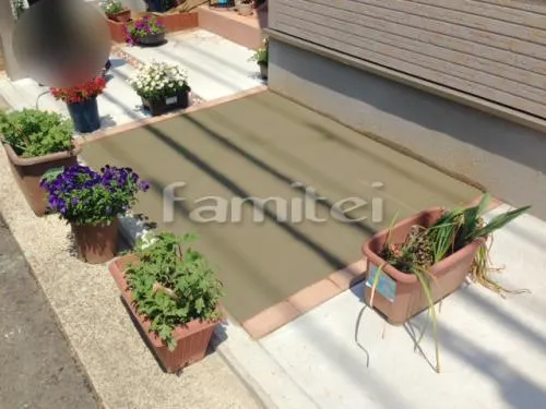 道路沿い 土間コンクリート