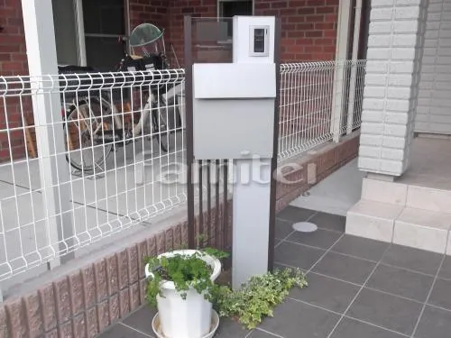 機能門柱 LIXILリクシル ファンクションユニット ウィルモダン 13-04 ガラスサイン TOEXトエックス