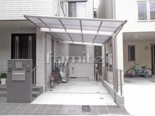 カーポート YKKAP エフルージュグラン 1台用(単棟) F型フラット屋根