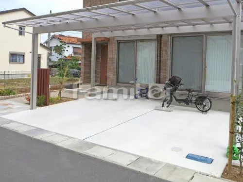 駐車場ガレージ床 土間コンクリート 伸縮目地