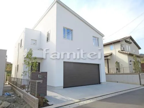 新築モダン オープン外構