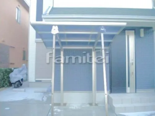 自転車バイク屋根 プライスポートミニ 駐輪場屋根 サイクルポート R型アール屋根