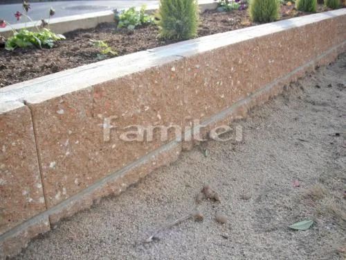 化粧ブロック花壇 ユニソン シャモティ サンドイエロー