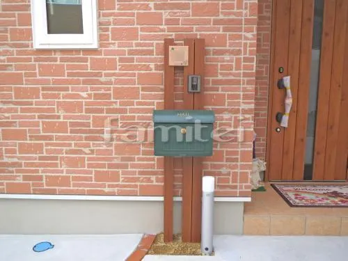 門柱 木製調デザインアルミ角柱 プランパーツ 角材