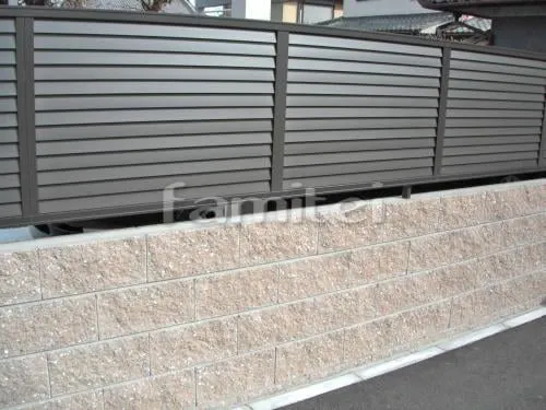 目隠しフェンス塀 LIXILリクシル プレスタ8型 TOEXトエックス 化粧ブロック ユニソン シャモティ