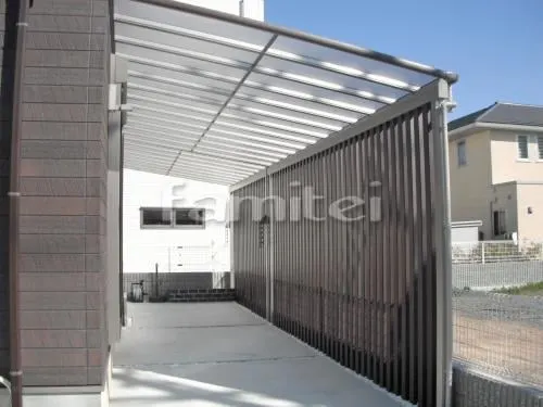 駐車場屋根 YKKAP ヴェクターテラス屋根(ベクター) 1階用 F型フラット屋根