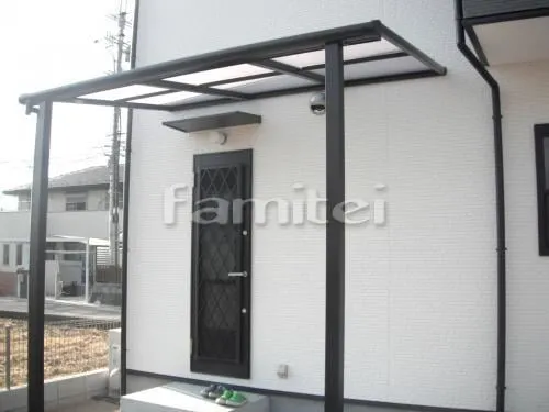 勝手口屋根 YKKAP ヴェクターテラス屋根(ベクター) 1階用 F型フラット屋根