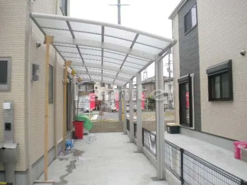 カーポート プライスポート 縦2台用(縦連棟) R型アール屋根