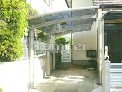 カーポート プライスポート 縦1.5台用(1台+延長 縦連棟) R型アール屋根