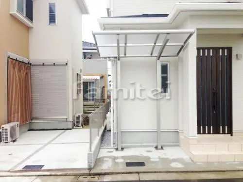 自転車バイク屋根  プライスポートミニ 駐輪場屋根 サイクルポート R型アール屋根