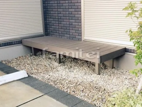 人工木材ウッドデッキ LIXILリクシル 樹ら楽ステージ(きらら) 樹脂 TOEXトエックス