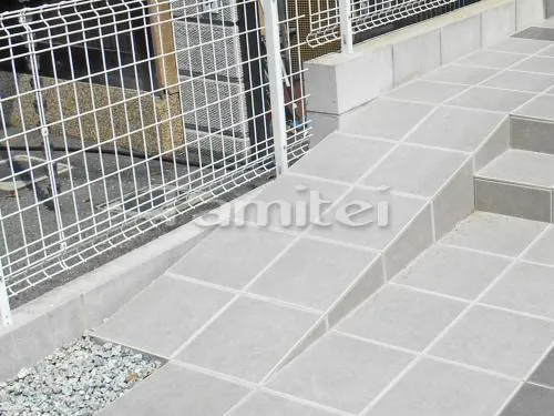 スロープ バリアフリー 段差ステップ解消 床タイル貼り アイコットリョーワ マディソン300角 MD-300M-86