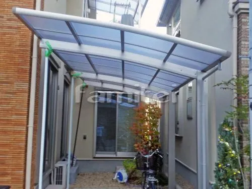 カーポート YKKAP レイナポートグラン 縦1.5台用(1台+延長 縦連棟) R型アール屋根