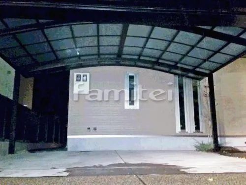 カーポート YKKAP レイナポートグラン 横2台用(ワイド ツイン) R型アール屋根