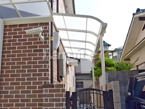 雨除け屋根 LIXILリクシル スピーネ 1階用 R型アール屋根