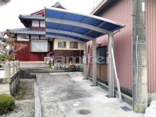 カーポート YKKAP レイナポートグラン 積雪50cm対応 1台用(単棟) R型アール屋根