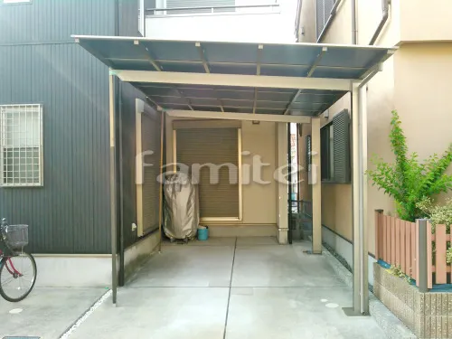 カーポート LIXILリクシル ネスカF 1台用(単棟) F型フラット屋根