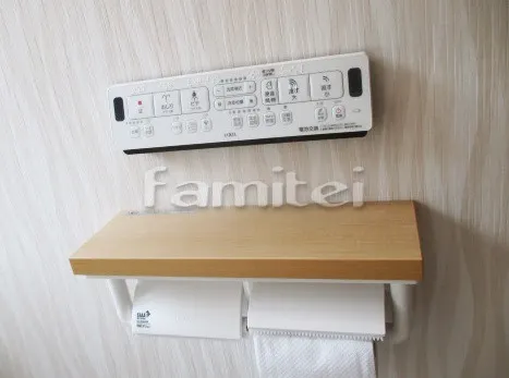 棚付2連紙巻器(木質タイプ)クリエペール