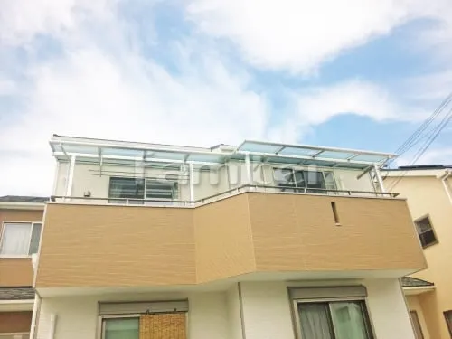 ベランダ屋根 LIXILリクシル スピーネ 2階用 F型フラット屋根 物干し