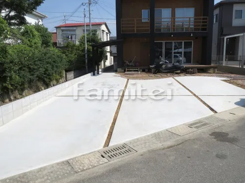 駐車場ガレージ床 土間コンクリート