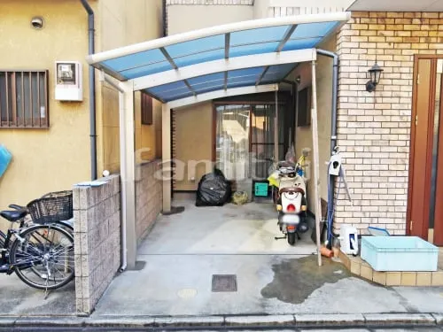 カーポート プライスポート 1台用(単棟) R型アール屋根