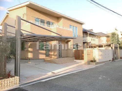 新築シンプル オープン外構