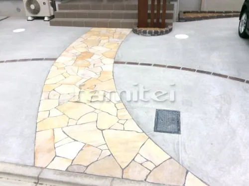 玄関まわり アプローチ 門柱