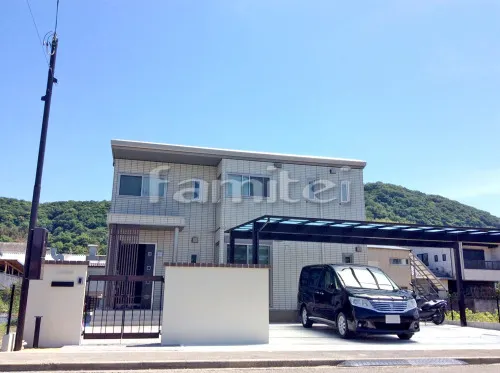 新築ナチュラル セミクローズ外構