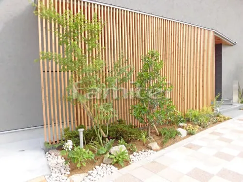 南国大樹桃色邸庭図 南国大樹桃色邸庭図