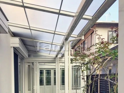 雨除け屋根 LIXILリクシル スピーネ 1階用 F型フラット屋根