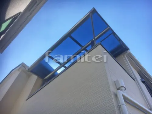 ベランダ屋根 YKKAP ヴェクターテラス屋根(ベクター) 2階用 F型フラット屋根 物干し