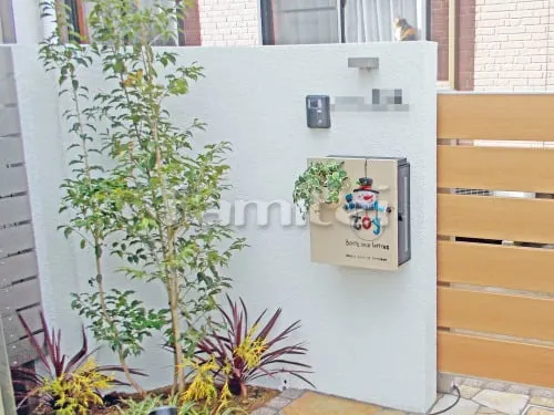 木製調玄関引き戸門扉 YKKAP ルシアススライドBW01型 16-12の外